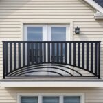 Modern metal railings for stairs and balconies in London